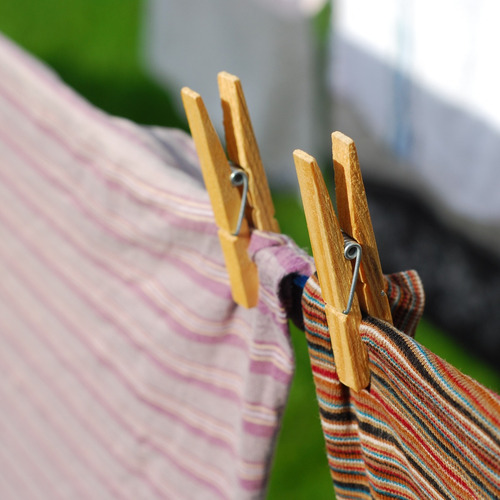Kit Com 12 Prendedor De Roupas Gigante Madeira 1 Dúzia Peças