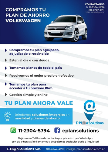 Compramos Tu Plan De Ahorro Volkswagen