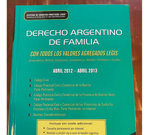 Derecho Argentino De Familia