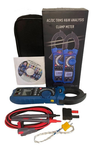 Alicate Wattímetro True Rms 1000a Ac/dc Dht Dhi Bluetooth
