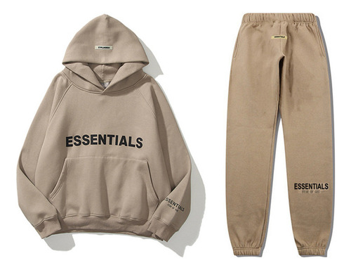 Set De Cartas Con Sudadera Con Capucha Essentials Para Hombr