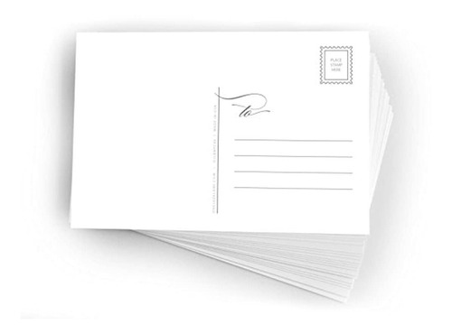 Tarjetas En Blanco Para Imprimir, 4 X 6, Resistente 14 Pt