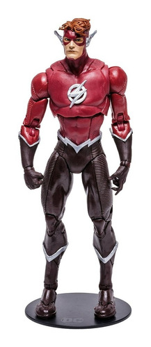Dc Multiverse Flash Wally West Red Suit Figura Mcfarlane 