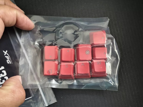 Teclado Gamer Xpg Summoner Rgb Cherry Mx Blue -español Latam Gris Español Latinoamérica (Usado)