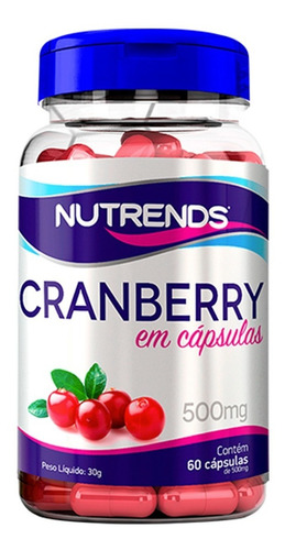 Cranberry 500mg 60 Caps - Nutrends - Saúde / Antioxidante