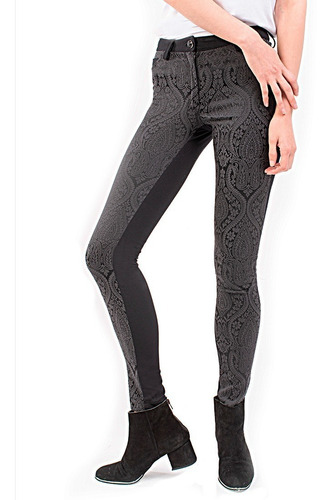 Leggins Pantalón Combinada  Mia Loreto Fondue