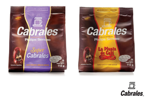 12x Cafe Cabrales Super Hd1280 Philips Senseo Capsula