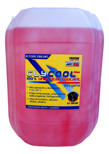 Refrigerante Glycool Max Chillers Rinde X 3 (15 Gals Al 33%)