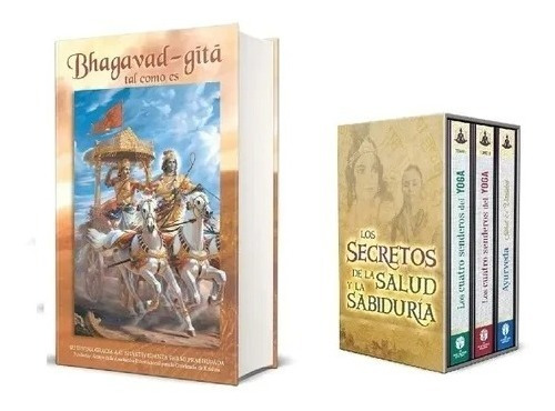 Pack Bhagavad Gita Y Sabiduria, Mas 3 Libros Y Guerrero I