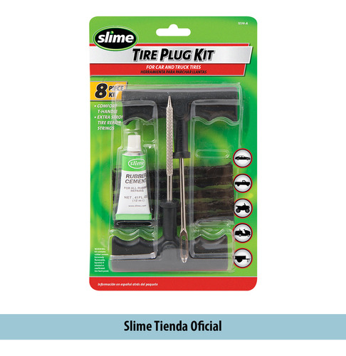 Kit De Tarugos Reparador De Pinchazos Slime Tire Plug Kit