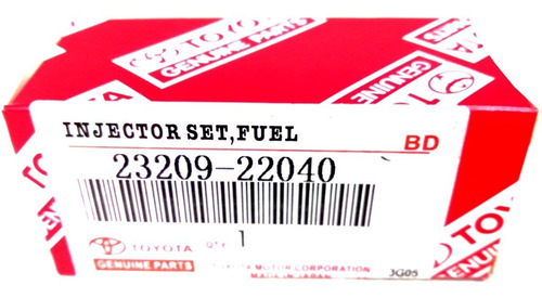 Inyector De Toyota Corolla New Sensation 1.8 23209 - 22040
