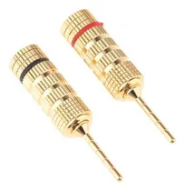Comprar 2 X 2 Piezas 2mm Conectores , Clavijas Para Altavoces Doble