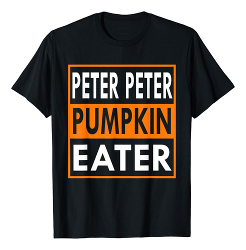 Disfraz De Comedor De Calabaza Peter Para Parejas - Camiseta
