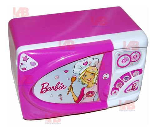 Microondas Barbie Juguete Edicion Lujo Original Tv Lelab
