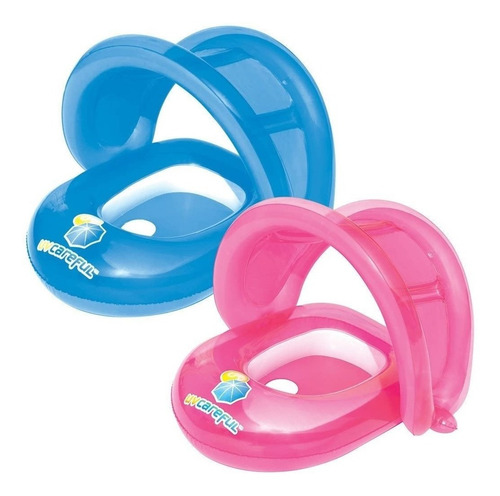 Imagen 1 de 6 de Flotador Asiento Con Techo Inflable Salvavidas Bebe Bestway