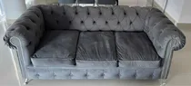 Comprar Sillón Chester Con Tachas \u002F Tela Pana Anti Manchas
