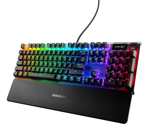 Teclado Mecánico Gamer Steelseries Apex Pro 64626 Rgb Negro