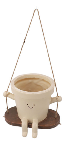 Maceta Swing Face Para Colgar En Forma De Cabeza De Flor De