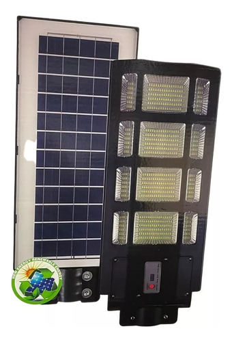 Reflector Calle Led Lámpara Exterior Panel Solar Sensor 400w