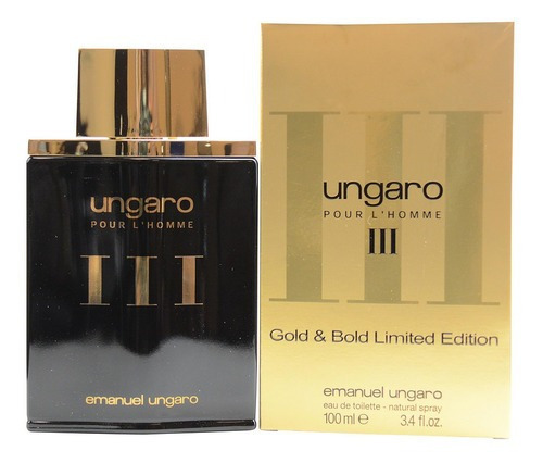 Perfume masculino Emanuel Ungaro Ungaro Iii Gold & Bold 100