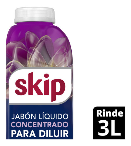 Jabón Líquido Concentrado P/diluir Skip Power Deluxe 500 Ml