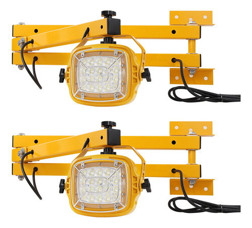 Summstar Luz Led Carga Brazo Doble Plegable 40  Cable 5 Pie