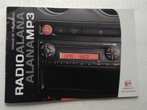 Manual De Instrucciones Radio Alana Np3 Seat # Gl0012006ar