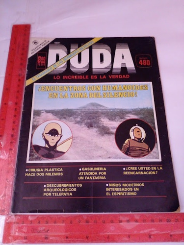 Revista Duda No 480 Septiembre 1980