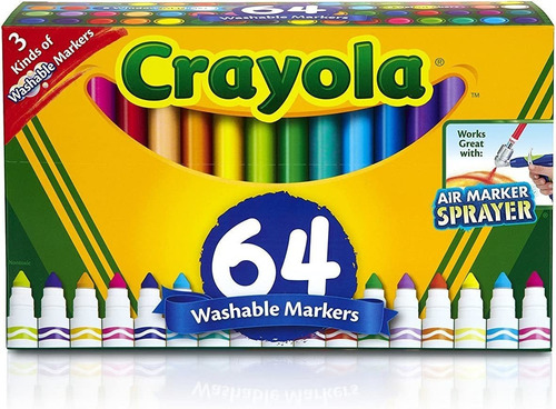 Juego De Rotuladores Lavables Crayola Para Niños