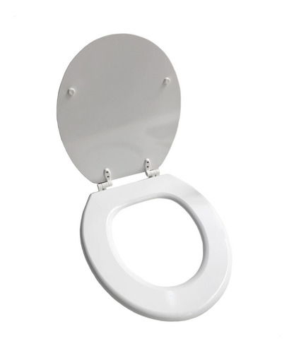 Imagen 2 de 8 de Asiento Tapa Inodoro Modelo Capea Italiana Herraje Nylon