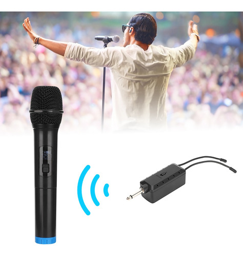 Micrófonos Inalámbrico Profesional 2 Handheld Uhf Microfonos