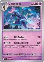 Comprar Cartas Pokemon Ceruledge 040\u002F091 Reverse Paldean Fates Paf