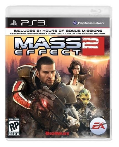 Jogo Mídia Física Mass Effect 2 Para Ps3 Original 
