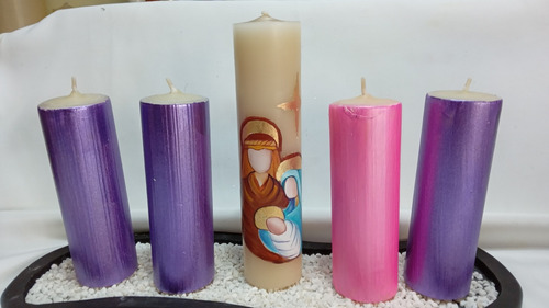 Velas Corona De Adviento Especial 