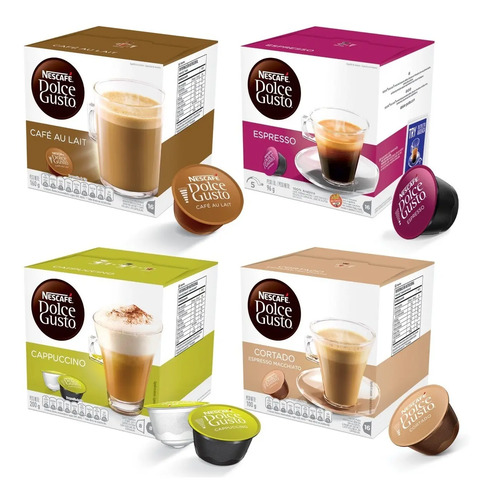 Cápsulas 6 Pack + Exhibidor Nescafé Dolce Gusto