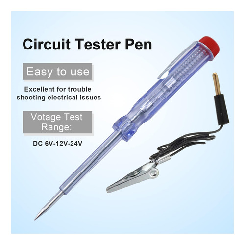 Tester Dc De Voltaje 6/12/24v: Diagnóstico De Circuitos