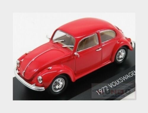 1972 Volkswagen Beetle 1-43 Lucky Die Cast Vocho Color Rojo