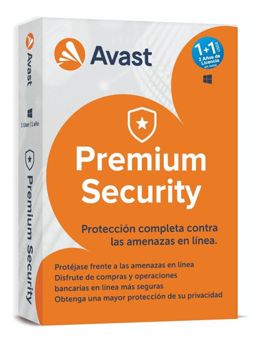 Avast Premium Security - 1+1 Pc - Original