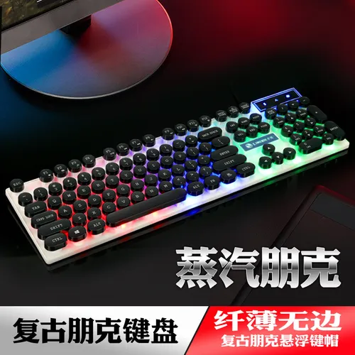 Teclado Retro Punk Blanco Limeide Tx30 Edición Punk