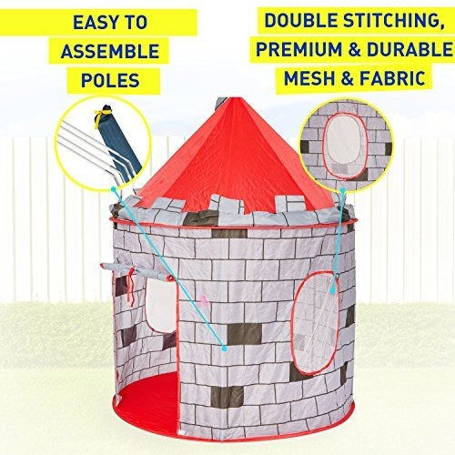 Tienda De Campaña Caballero Del Castillo De Kids Play, Kidd