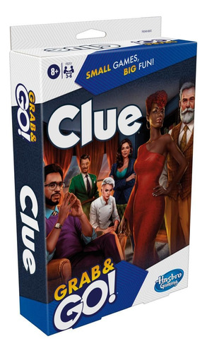 Juego De Mesa Clue Juego De Viaje Hasbro Gaming