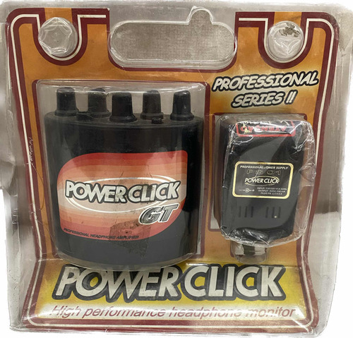 Amplificador De Fone Power Click Gt C/fonte Novo E Original