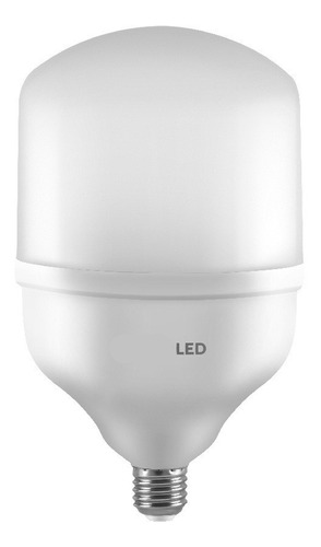Lámpara Led 40w E27 Luz Fría T-120 Excelente Luminosidad