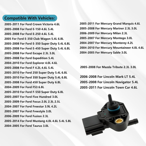 Sensor Map Pressão Temperatura Combustível Focus 2005 À 2008