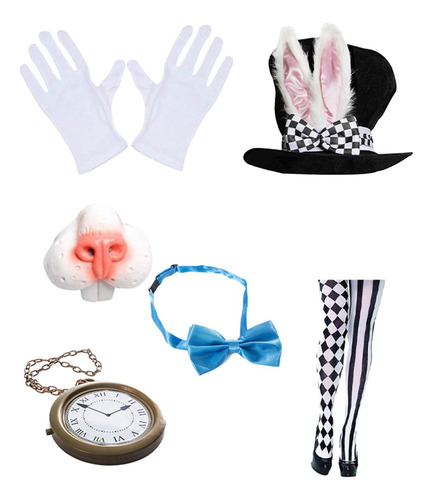 Conjunto De Disfraz De Pascua, Guantes, Calcetines, Sombrero