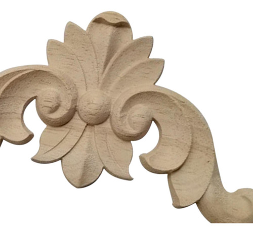 2 X 4x Apliques De Madera Calcomanías De Esquina Adorno