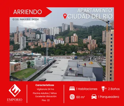 Apartamento en arriendo