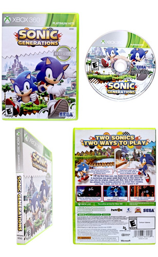 Sonic Generations Xbox 360 En Español  (Reacondicionado)