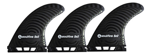 Jogo De Quilhas Soulfins Se2 (m7) Preto - Encaixe Futures