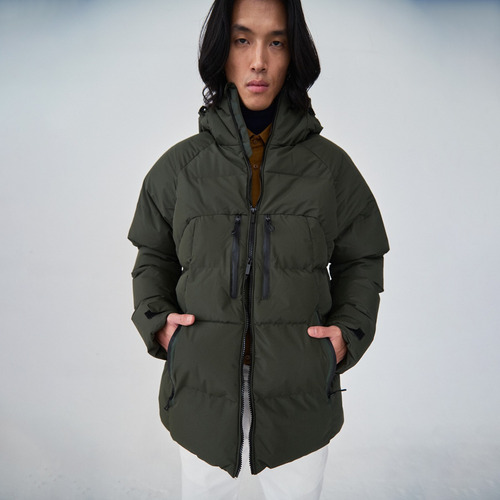 Campera Hombre Puffer Inflada Parka Orion Capucha 